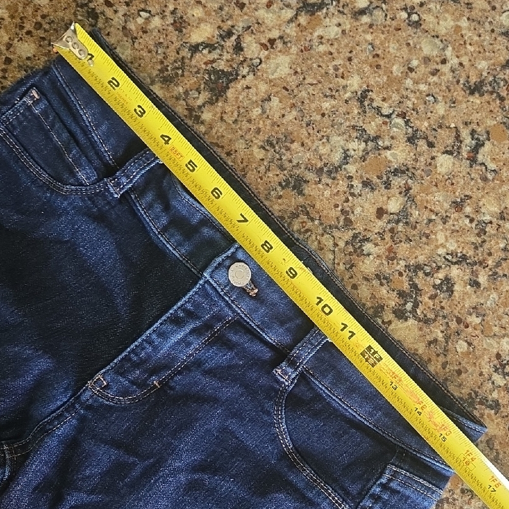 White House Black Market Women's Navy Skinny Jeans - Picture 6 of 9